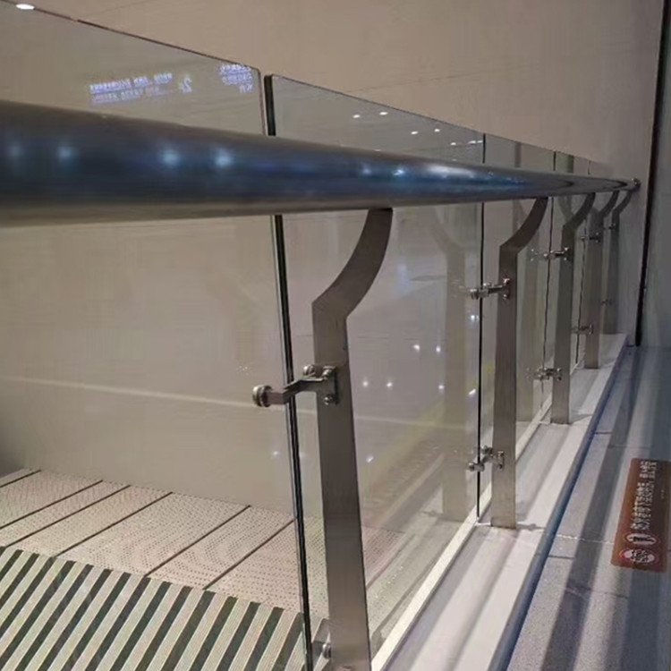 南通定制不锈钢栏杆 上海幕墙玻璃栏杆 苏州黑色玻璃栏杆