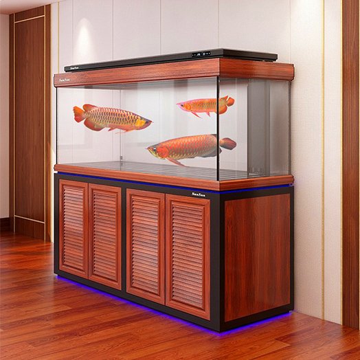 厂家直销透明亚克力圆柱型鱼缸单体观赏鱼缸工程酒店写字楼水族馆鱼缸